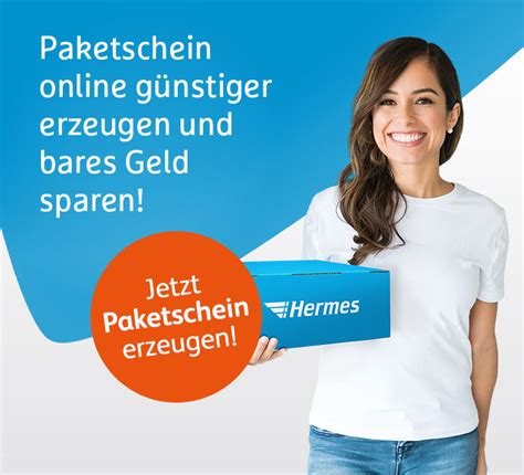 hermes paket online paketschein